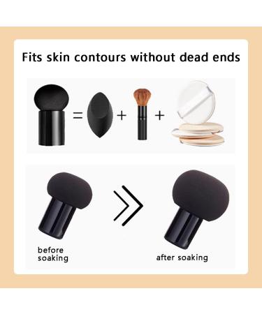 Mushroom Head Air Cushion Foundation BB Cream Moisturising Concealer Lightweight & Smoothing Flawless Moisturising Oil Control Even Skin Tone Makeup Base Natural - Buy Online on SooperMarket.com