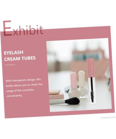HAPINARY 40 Pcs Mascara Tube Makeup Sample Jars Portable Brush Brow Tube Abs Pink - Buy Online on SooperMarket.com