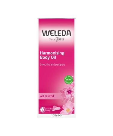 Weleda Pampering Wild Rose Body and Beauty Oil - 3.4 fl oz | Plant Rich Formula with Wild Rose, Sweet Almond, and Jojoba Oils - Buy Online on SooperMarket.com