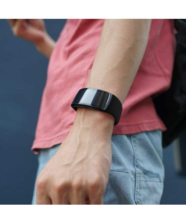 NAHAI Soft Silicone Replacement Band for Samsung Gear Fit 2/Pro - Large Black (6.8''-8.7'') - Buy Online on SooperMarket.com