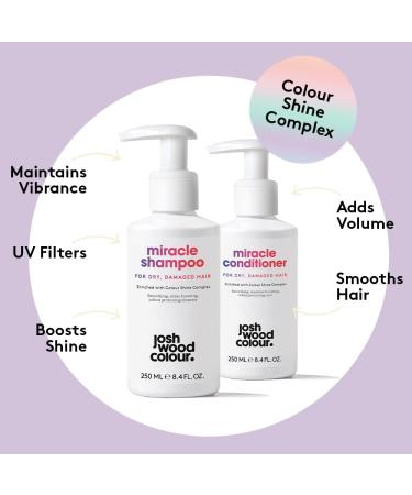 Josh Wood Colour Miracle Shampoo and Conditioner for Fine/Fragile Hair - Professional Duo - Buy Online on SooperMarket.com