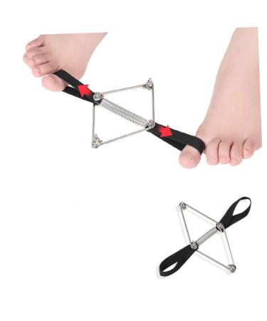 FOMIYES 2 Pcs Toe Straightener & Bunion Corrector Set - Nylon Black Toe Splint with Tension Band & Flex Tools for Hallux Valgus - Foot Strap Leash Holder for Bid Toe Alignment - Buy Online on SooperMarket.com