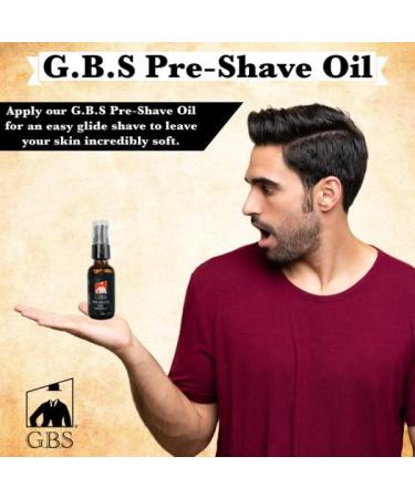 G.B.S Slant Safety Razor Shaving Set | Chrome Stubble Remover Brush & Stand - Classic Shave + 10 Blades - Buy Online on SooperMarket.com