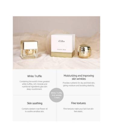 Buy d'Alba White Truffle Anti-Wrinkle Cream Ampoule Balm 1.76 oz | Nourishing Skincare for Youthful Skin - Buy Online on SooperMarket.com