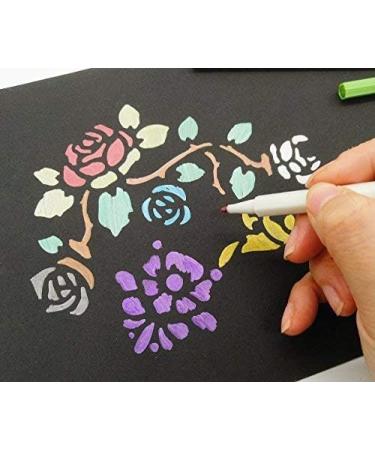 10-Piece PuTwo Marker Pens Coloured Pencils Set for DIY Photo Scrapbook Album, Multicolor - Buy Online on SooperMarket.com
