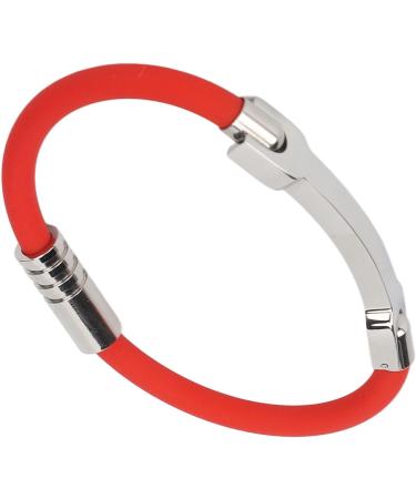 Buy Red Balance Bracelet Wristband - Silicone Negative Ion Washable for Running - International Shipping Available - Buy Online on SooperMarket.com