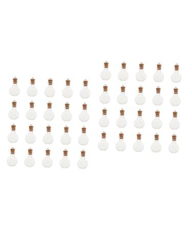 Zerodeko Storage Bottles 40 Pcs Mini Wishing Bottle Glass Bottle Cork Decorative Bottle Bed Room Decor As Shownx2pcs 2.8x2cmx2pcs