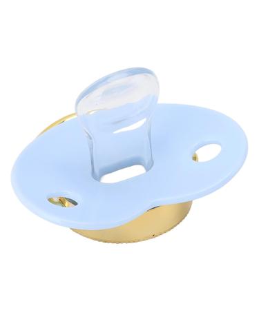 Non-Toxic Blue Baby Pacifier Set with Chain Clip | Perfect for Photo Shoots | International Shipping - Buy Online on SooperMarket.com