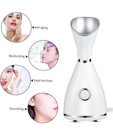 Healeved 2pcs Beauty Steaming Face Instrument Hot Spray Hydrating Facial Sprayer White - Buy Online on SooperMarket.com