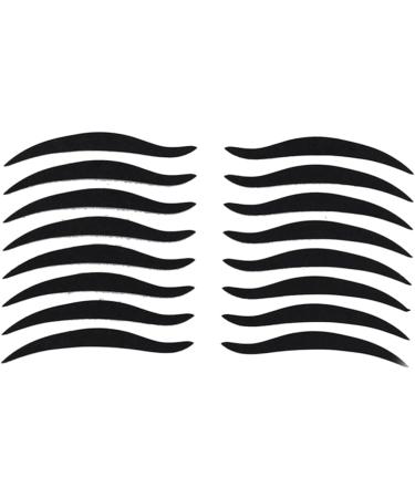PLAFOPE 240 Pairs Double Eyelid Tape Smoky Eyeliner Stickers Reusable Sticker Eyeliner Adesivo Crease Black - Buy Online on SooperMarket.com