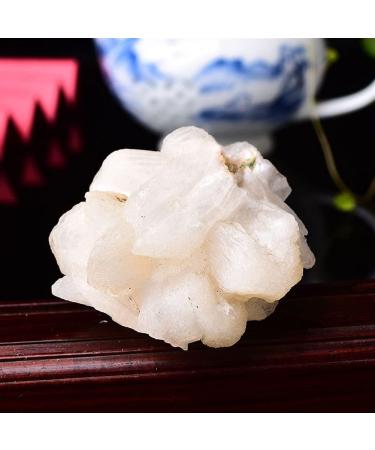 for Natural Raw Crystals Rough Zeolite Crystal Cluster and Apophyllite Intergrowth Quartz Stone for Home Decoration FUZEGRDLI Light Grey - Buy Online on SooperMarket.com