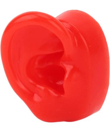 Simulated Human Ear Model Pair for Acupuncture Display - Soft & Water Resistant (Red) - Buy Online on SooperMarket.com