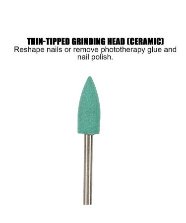 8pcs Tungsten Steel Nail Drill Set - Polishing & Grinding Heads for Manicure Dead Skin Removal and Nail Polish Accessories - Ideal for Nail Studios & Home Use - Buy Online on SooperMarket.com