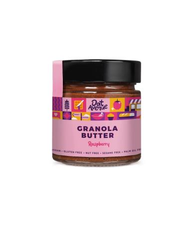 Oat Avenue Granola Butter | Peanut-free Tree-Nut Free Gluten Free Dairy Free Egg Free Sesame Free & School Friendly - Top 14 Allergen Free | Peanut Butter and Nut Butter alternative (Raspberry)