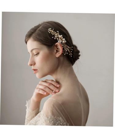 Angoily Tiara Bride Insert Comb Women Hairpin Bridal Headdress Wedding Miss Hair Comb - Buy Online on SooperMarket.com