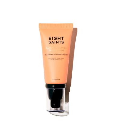 Eight Saints Almond Butter Sugar High Hand Cream For Dry Cracked Hands  Natural and Organic Hand Lotion For Dry Hands To Hydrate  Protect and Heal  2 Ounces