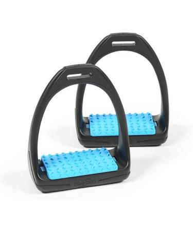 Shires Compositi REFLEX Stirrups (691) Shock Absorbent Colours - Adult (4.75") Black-Black Adult (4.75") - Buy Online on SooperMarket.com
