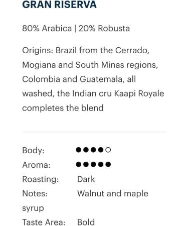 Lavazza Gran Riserva Filtro Dark Roast Ground Coffee 2.5 oz Pouches 18 Pouches/Case - Buy Online on SooperMarket.com
