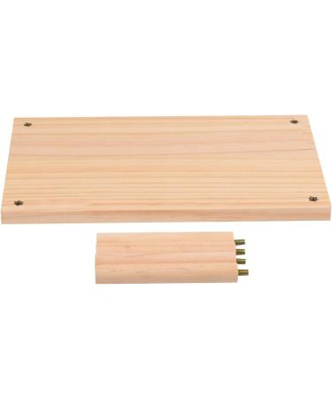 NAUZE Wooden Hamster Platform Toy Hamster Stand Platforms Perches for Small Animals Natural Toys Cage Accessories for Mouse Gerbil Rat Chinchilla - Buy Online on SooperMarket.com