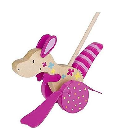 Goki 54912 54912-Push Toy Kangaroo-Susibelle Collection