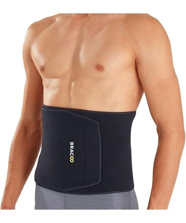 Bracoo Waist Trimmer Wrap Sauna Belt for Men & Women - Large-X-Large Abdominal Trainer for Increased Core Stability - Buy Online on SooperMarket.com