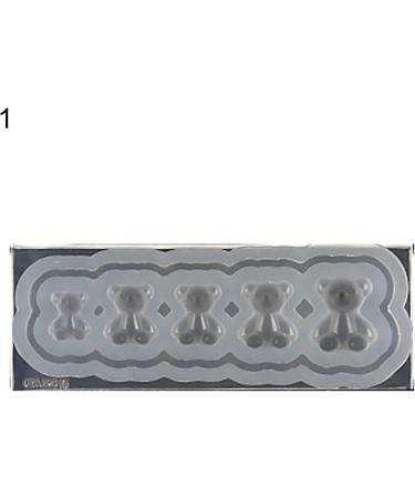 Nail Carving Mold - Creative 3D Silicone Bear & Butterfly Nail Art Tools for Home Manicure - High Toughness & Easy to Use - Buy Online on SooperMarket.com