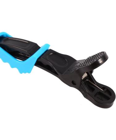 Hairdressing Clip For Women Plastic Clamp Hair Styling Non Slip Clips Grip Accessory (10 pcs-Blue) - Buy Online on SooperMarket.com