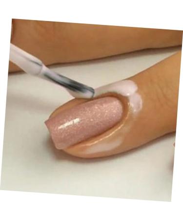 FRCOLOR Pink Nail Polish Fast Drying Nail Polish Glue Palisade Anti-overflow Glue Latex Liquid Tape Glue Polish Nail Polish Tearable Quick Drying Nail Polish Nail Art Accessories 8.00X2.80X2.80CM Pink - Buy Online on SooperMarket.com