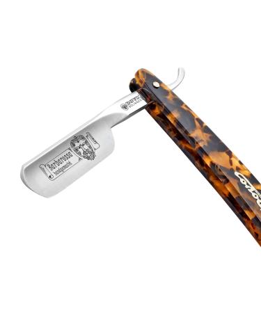 Dovo Barbarossa Razor - 5/8 Carbon Steel Round Head Barber Knife | Dovo Solingen Whole Hollow Cut - Buy Online on SooperMarket.com