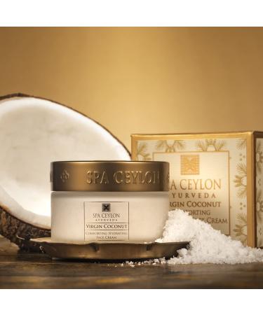 SPA CEYLON Virgin Coconut Face Cream - Hydrating & Nourishing | Paraben-Free | All Skin Types | Repair & Comfort - Buy Online on SooperMarket.com