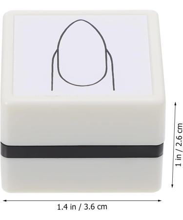 Nail Practice Stamp Nail Stamper Nail Art Practice Stamp-pad Nail Art Practice Supply Hand Painted Practice Stamper Painting Practicing Stamper White Nail Supplies Manicure Plastic White 2 - Buy Online on SooperMarket.com