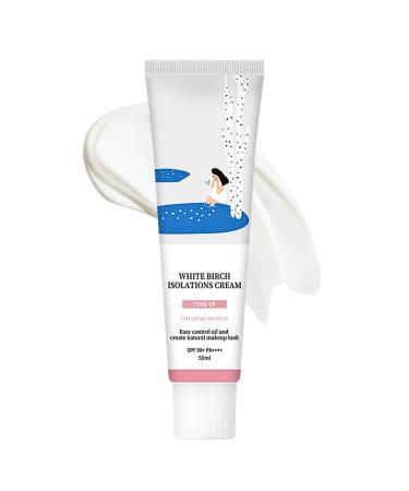 Korean Sunscreen SPF 50+ Birch Juice Moisturizing Suncream SPF 50+ PA++++ Organic Sun Cream SPF 50 for Face Body Even Skin Tone Strong UV Protection 50ml 1