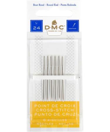 3 Pack DMC Size 24 Cross Stitch Needles - Set of 18 Needles | New Packaging - Buy Online on SooperMarket.com