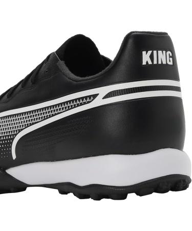 PUMA Unisex King Pro TT Football Boots - Size 45 EU | Black & White Soccer Shoes for Optimal Performance - Buy Online on SooperMarket.com