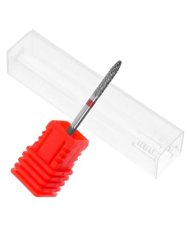 Mikinona Nail Polisher Nail Bits for Women Manicure Nail Bits Nail Art Drill Bits Manicure Drill Bits Nail Drill Bits Women Manicure Supplies Manicure Accessories Manicure Tools 7.00X1.30X1.30CM Red