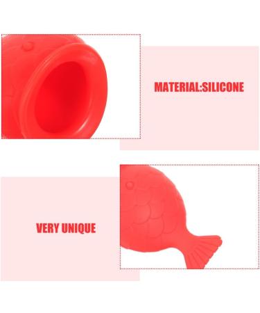 Baluue 2 Pcs Lips Enhancer Plumper Device Silicone Fish Shape Lip Plumper Natural Pouting Mouth Tool for Women Girls - Buy Online on SooperMarket.com