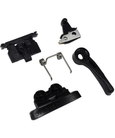 Professional Hair Clipper Accessories Repairing Parts Adjusting Lever Latch Plate Switch Button Spring Tension Cam Follower Compatible with Wahl Magic Clip 8148 8591 8504 1919 (Black)