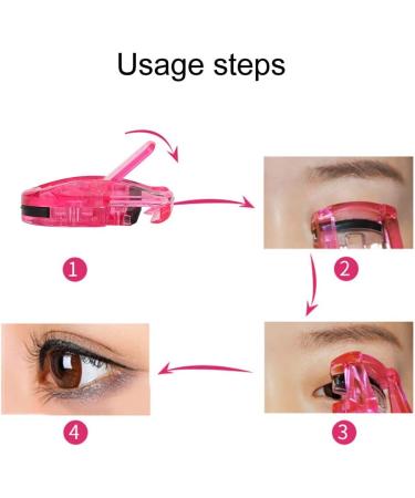 Verdant Touch Eyelash Curlerwith Rubber Mini Eyelash Curler Portable Eyelashes Curler Clip for Eye Makeup Rubber Eyelash Curler Tool - Buy Online on SooperMarket.com