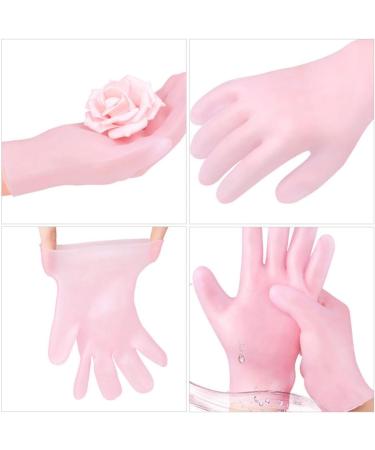 Healeved 2 Pairs Whitening Moisturizing Gloves Moisturizing Gel Gloves Healing Gloves for Dry Cracked Anti-Dry Gloves Moisturizing Hand Gloves Sokcs Pink Miss Sock Sun Protection Sebs - Buy Online on SooperMarket.com
