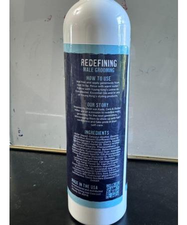 Young King Hair Care 2-in-1 Shampoo & Conditioner for Boys | Plant-Based Harm-Free Cleanses & Hydrates Natural Curls | 8 oz - Buy Online on SooperMarket.com