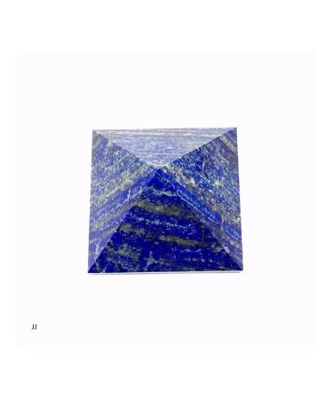 Natural Crystal Pyramid Seven Star Array Malachite Stone Furnishing Articles raw ore specimens Alleviate Fatigue Stone for Decoration Stone Generator FZUGEDRLI (Color : Lapis Lazuli Size : 4cm)