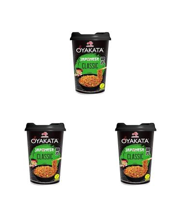 OYAKATA Vegan Instant Noodles Wok Style Japanese Style Quick Preparation Ramen (Pack of 3) 93 g (Pack of 3)