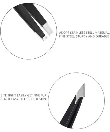 Buy Yolistar 5-Piece Stainless Steel Eyebrow Grooming Kit | Precision Tweezers Scissors & Leather Bag | Perfect for Hair Removal for Men & Women - Buy Online on SooperMarket.com