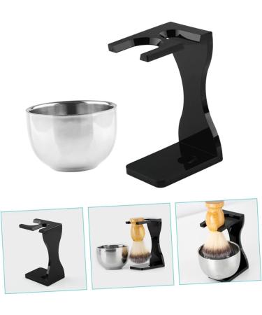 Angoily Men's Razor Set: Shaving Stand Bowl and Soap Holder - Essential Grooming Kit for Dads - Buy Online on SooperMarket.com
