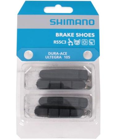 Shimano Brake Pads R55C3 Dura Ace BR-7900/6700 - 2 Pairs with Fixing Bolts - Buy Online on SooperMarket.com