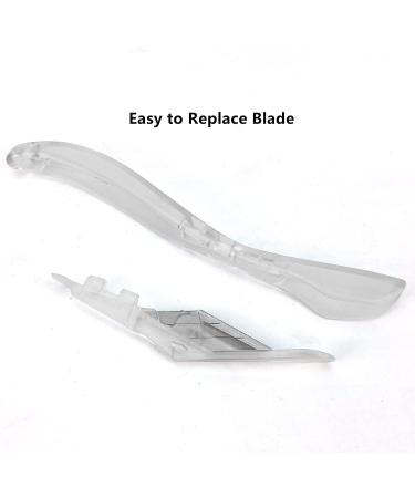 CARTINTS Paper Cutter with Hidden Knife Blade  Safety Wrapping Paper Cutter Safety Cutter Paper Trimmer for Adhesive Vinyl  Plastic Film  Craft Paper  Photo&Scrapbooking  5.7X 0.6inch Transparent - Buy Online on SooperMarket.com