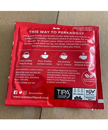 Lyons No4 Coffee Bags - Bulk Buy (150 Count) - Pack of 1 - Buy Online on SooperMarket.com