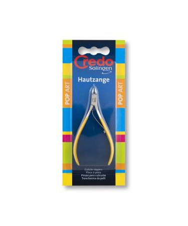 CREDO Skin Nippers 10 cm - Nickel-Plated Yellow | High-Quality Nail Care Tool for International Shipping - Buy Online on SooperMarket.com