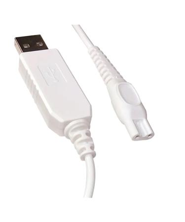 USB Chaging Cable Fit Compatible Dc 15V Shaver Fit Compatible Razor Power Lead Replacement HQ8505