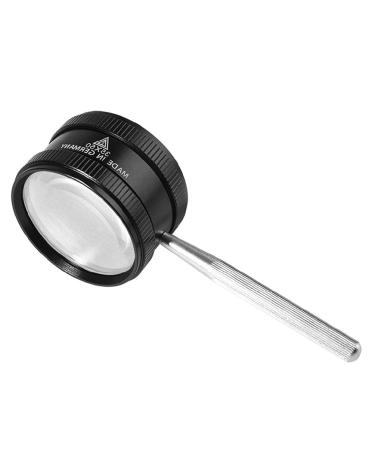 35X Handheld Magnifier Metal High Clarity Reading Glass Portable Loupe Jewelry Magnifier for Seniors Reading Magnifier Glasses